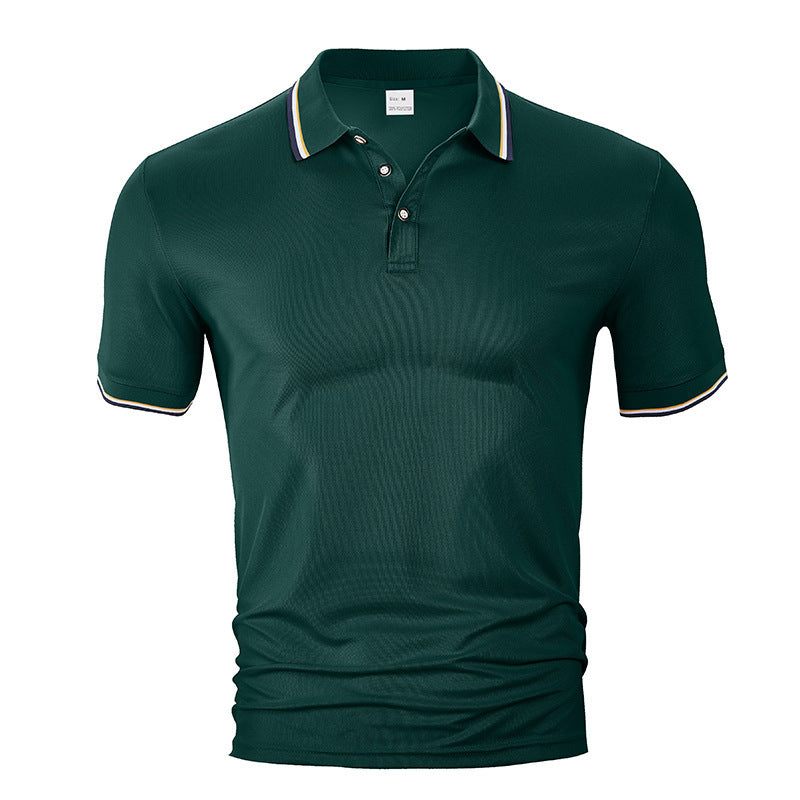 Summer Loose Lapels Short Sleeve Men