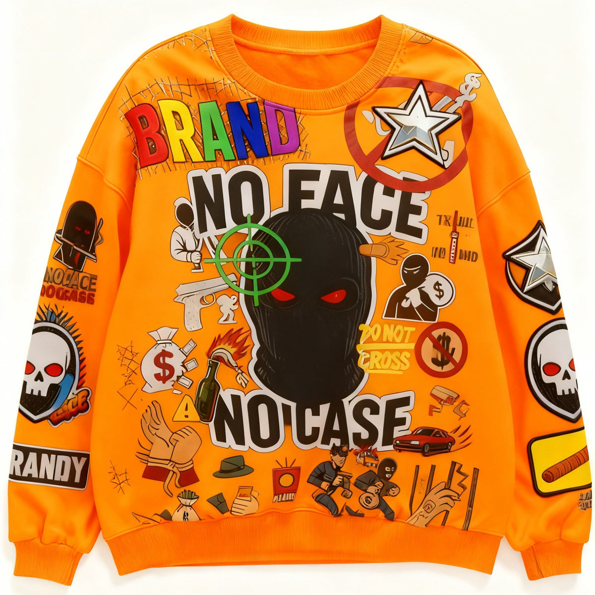 Fashion Casual Printed Polyester Top