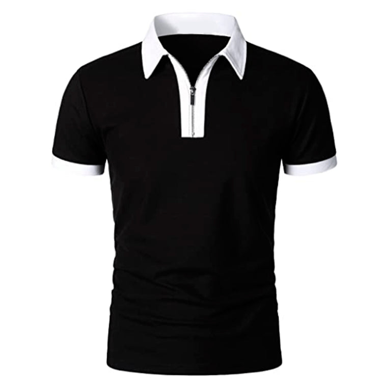 Men's T-Shirt Top With Zipper