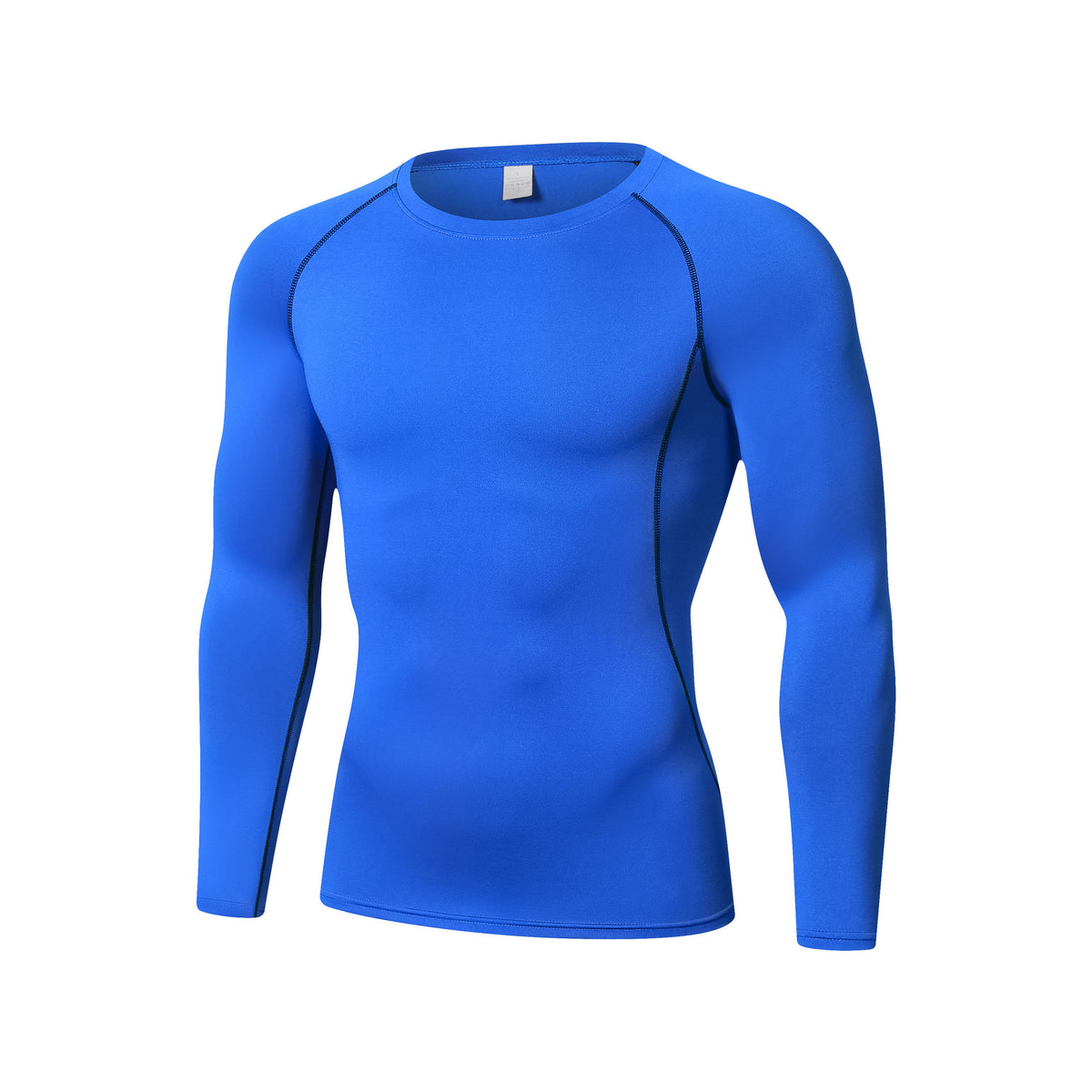 Workout Top Outdoor Sports High Elastic Cycling Training Breathable Tight Colorful Long Sleeve
