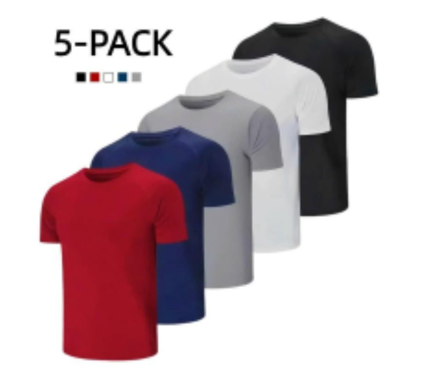 Solid Color Slim-fit Short-sleeved T-shirt All-matching