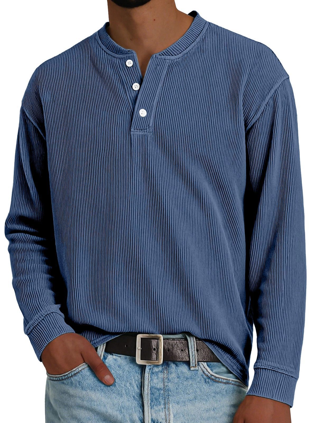Premium Solid-color Comfortable Long-sleeve Design