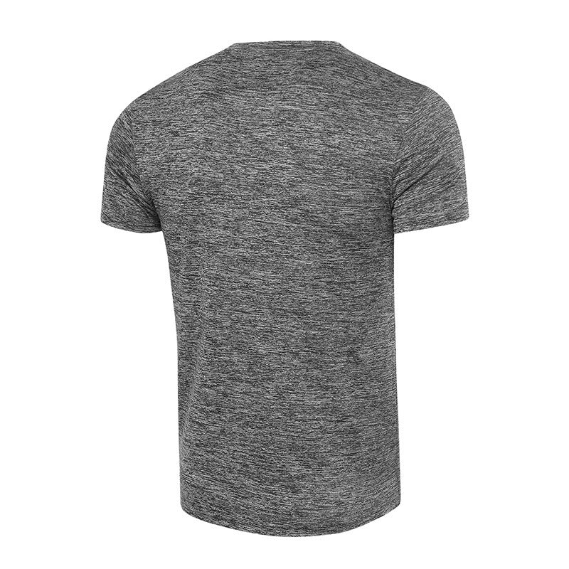 Men's Short-sleeved Solid Color Sports Quick-drying Clothes