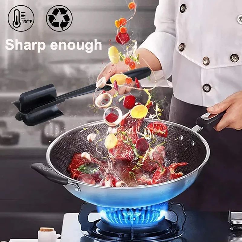 5 Blade Heat Resistant Nylon Meat Chopper Non Scratch Potato Masher Tool Safe For All Cookware Kitchen Utensil For Ground Beef Hamburger Smasher Cooking Tools