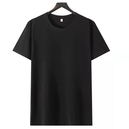 Solid Color Loose Half Sleeve Men's T-shirt