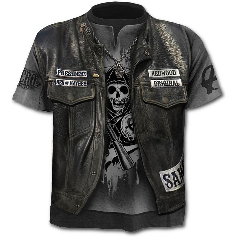 Summer T-shirt 3D Digital Printing Short Sleeve