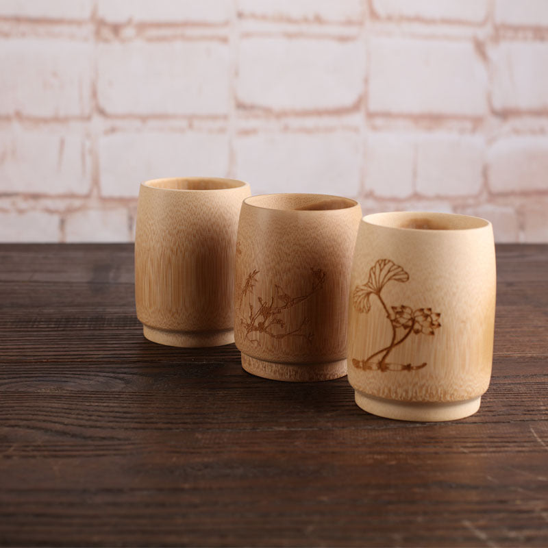 Creative Simple Bamboo Charcoal Beer Cup