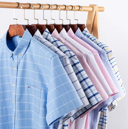Summer Short-Sleeved Shirt Men