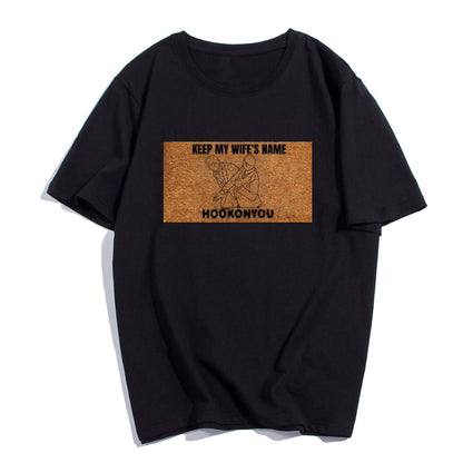Men And Women's Fashion Casual Print Short-sleeved T-shirt