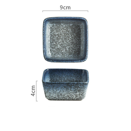 Japanese Square Ceramic Seasoning Dish Set