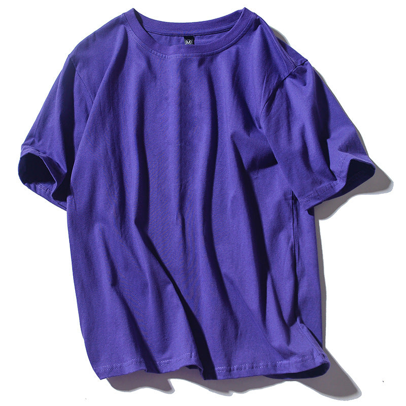 Casual round neck all-match basic short sleeve