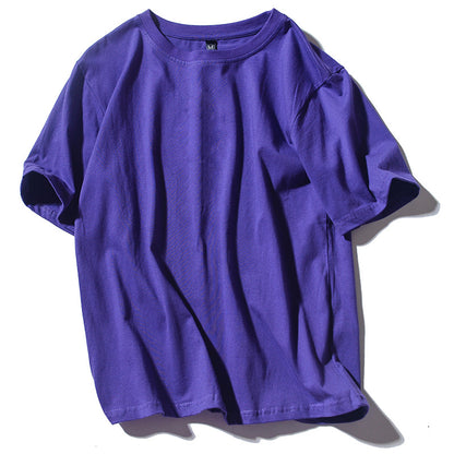 Casual round neck all-match basic short sleeve