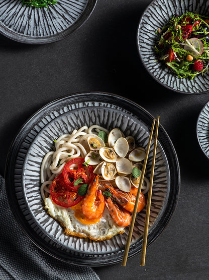 Household tableware Japanese ramen bowl