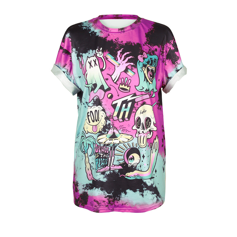 Cute alien print top