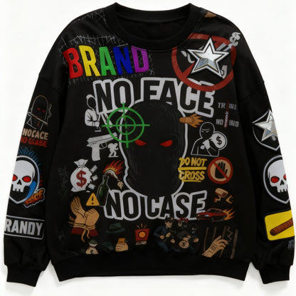 Fashion Casual Printed Polyester Top