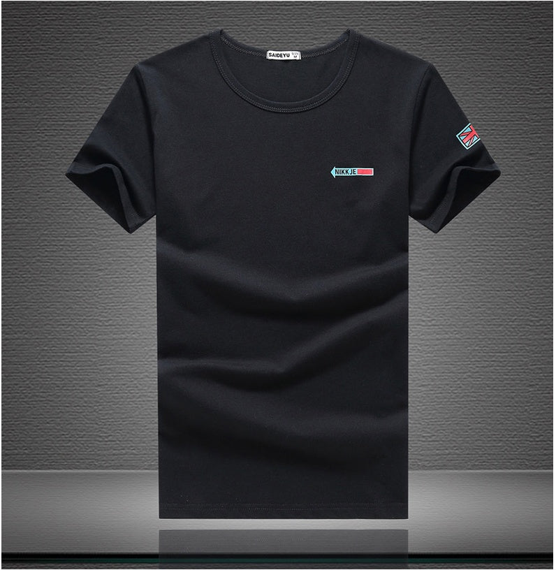 Men's printed bottoming shirt