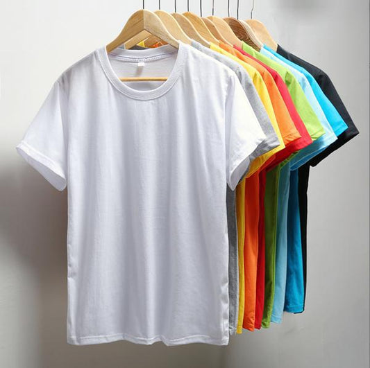 Pure White O-Neck Short Sleeve T-Shirt