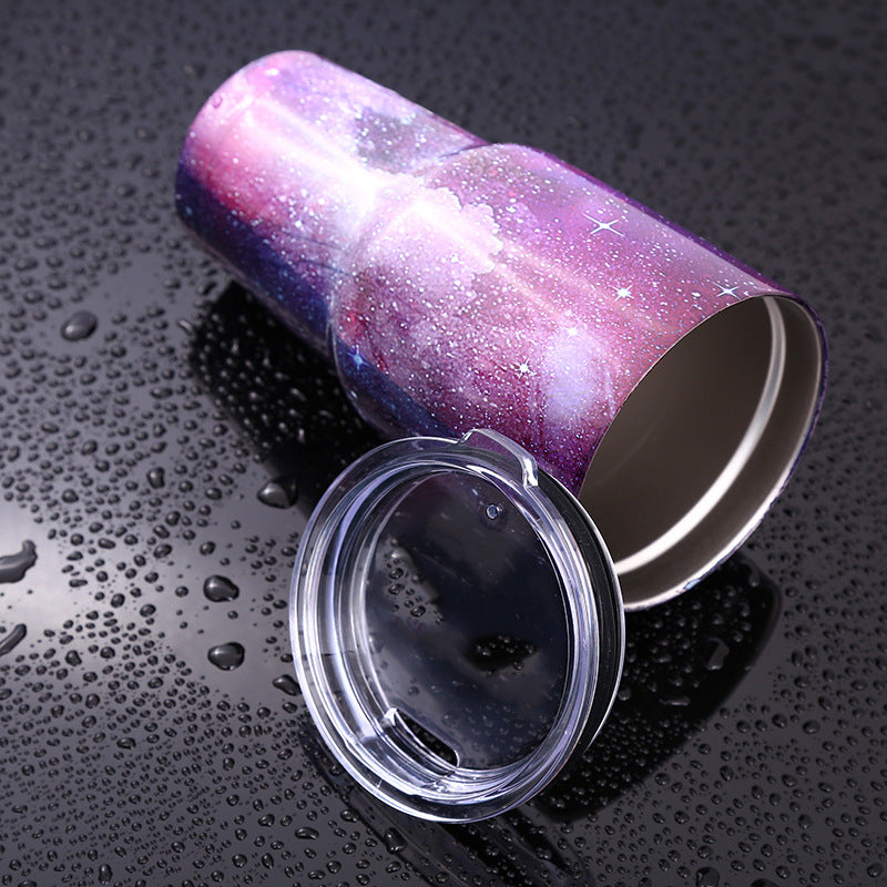 Stainless steel vacuum flask creative starry water cup