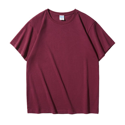 Double Yarn Combed Cotton 210g Blank Light Board T-shirt
