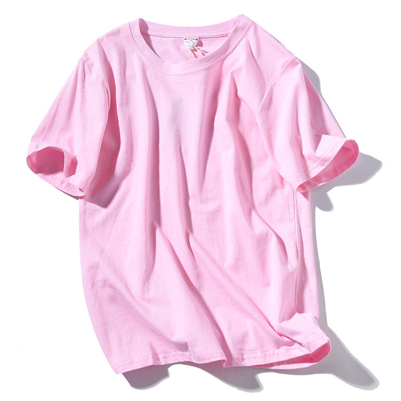 Casual round neck all-match basic short sleeve