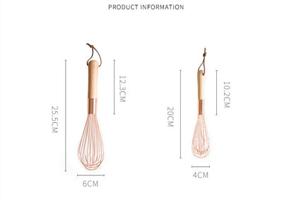 Rose golden hair egg mixer