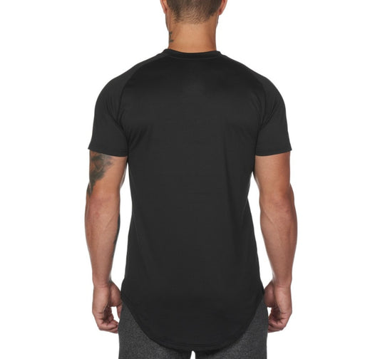 Gym Wear Plain Shirts Men's Fitness Sports Clothing