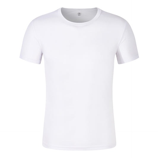 Sports Small Square Quick-drying Solid Color Short-sleeved Men's T-shirt