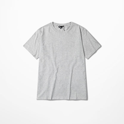 Simple Solid Color Base Shirt Half Sleeve Men And Women Couples
