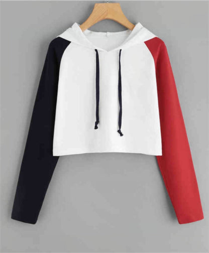 Color Matching Casual All-match Short Sweater