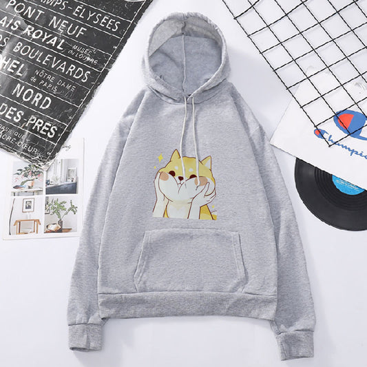 Korean Style Loose Hooded Sweater