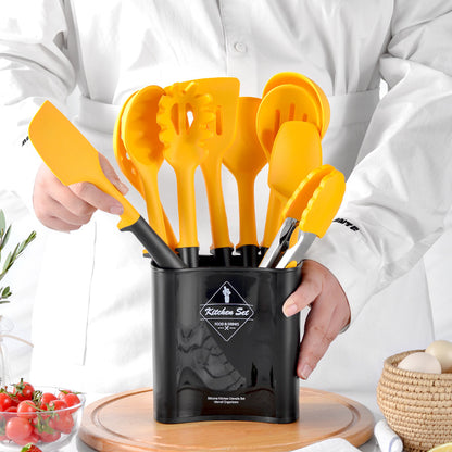 Storage Square Bucket Silicone Kitchenware Set Kitchen Cooking Tools