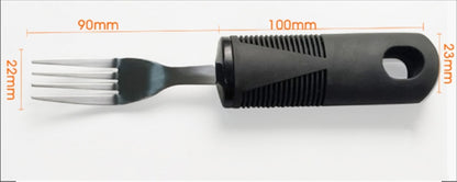 Four-piece Set of Self-adaptive Rehabilitation Food Aid Tableware