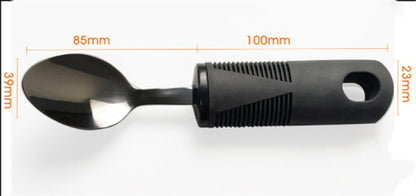 Four-piece Set of Self-adaptive Rehabilitation Food Aid Tableware