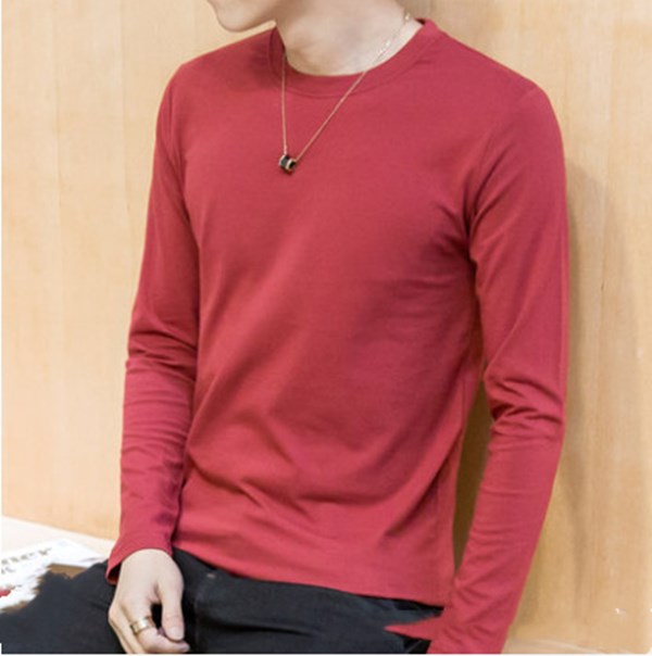 Men's Short Sleeve t-shirt Round Neck Solid Color