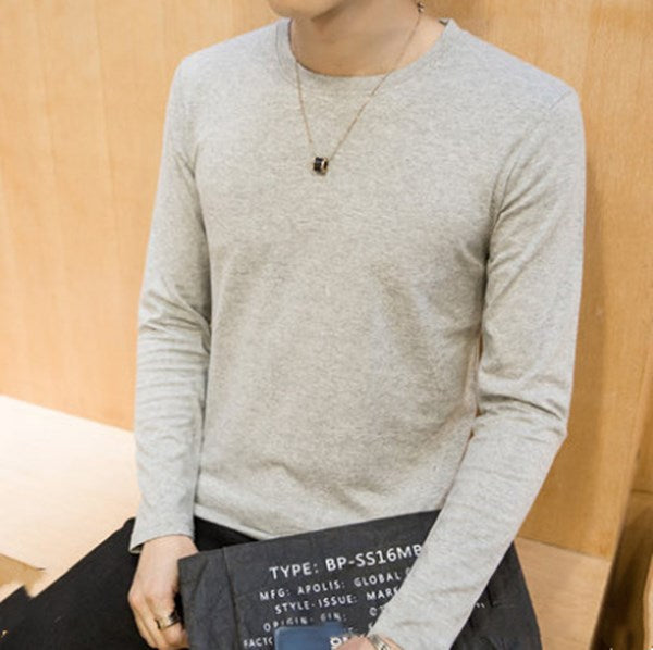 Men's Short Sleeve t-shirt Round Neck Solid Color