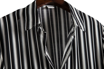 Printed Casual Men's Short-sleeved Lapel Shirt
