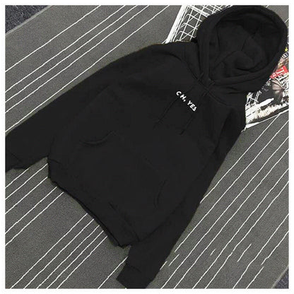 Women's Loose Fleece Pullover Hoodie