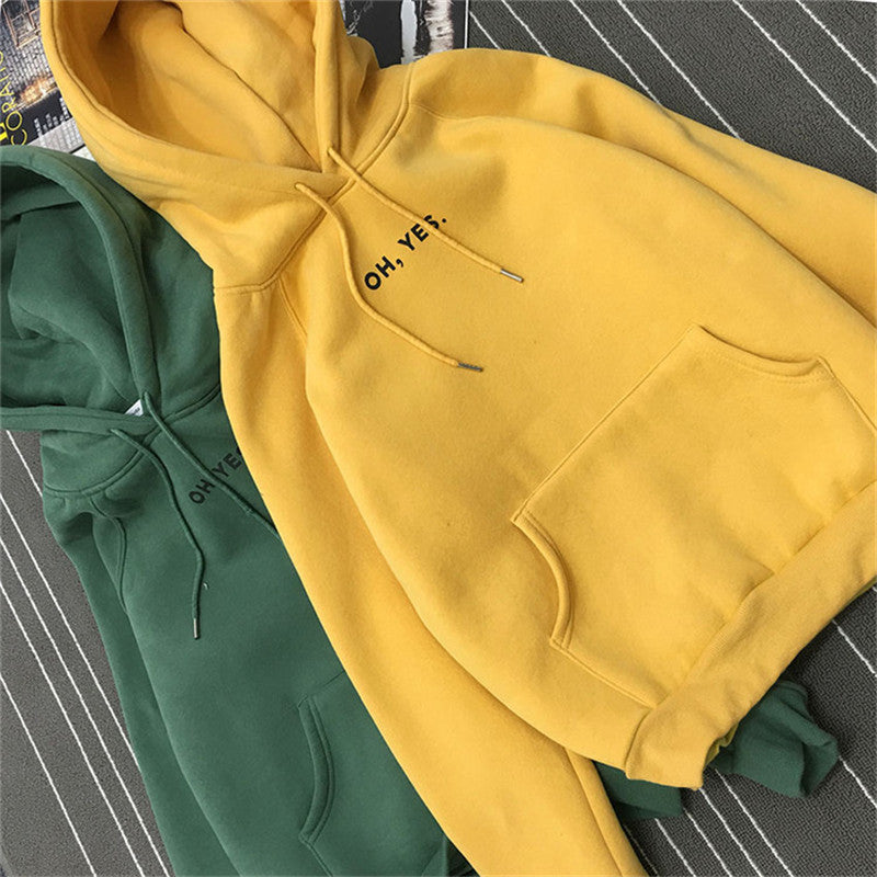 Women's Loose Fleece Pullover Hoodie