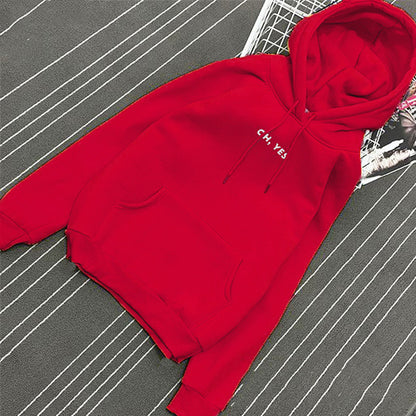 Women's Loose Fleece Pullover Hoodie
