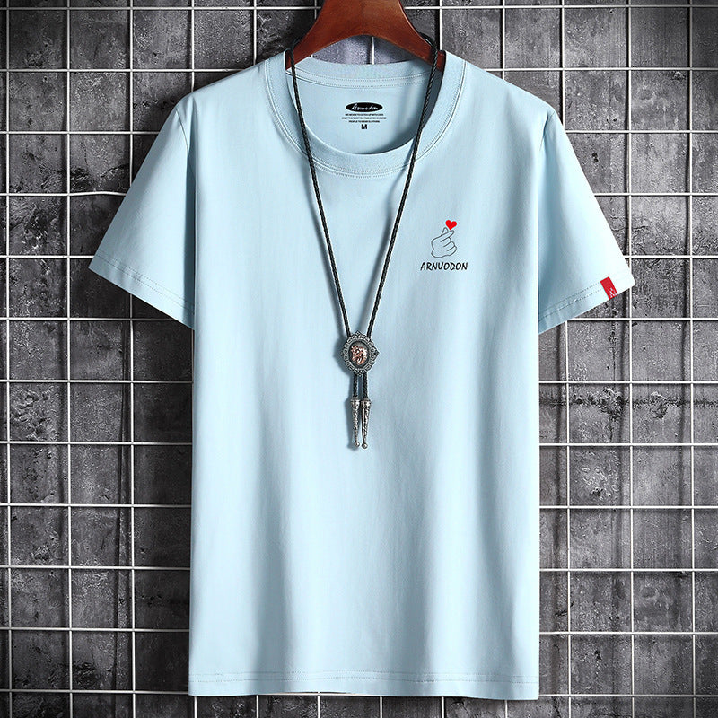 Short Sleeved T Shirt Men's Summer Loose