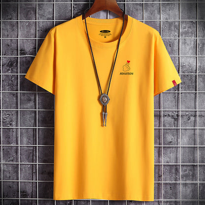 Short Sleeved T Shirt Men's Summer Loose