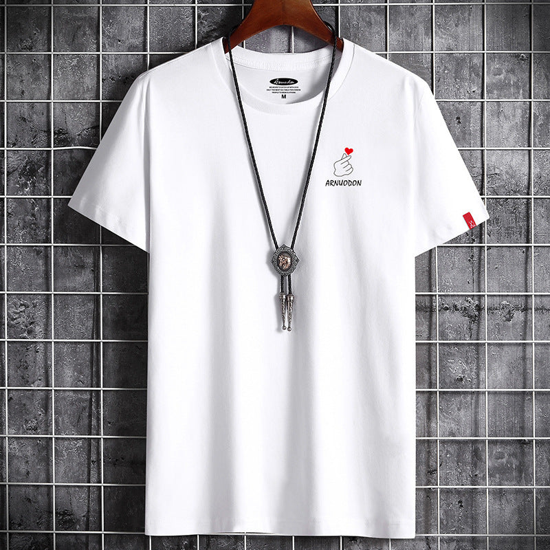 Short Sleeved T Shirt Men's Summer Loose