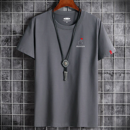 Short Sleeved T Shirt Men's Summer Loose