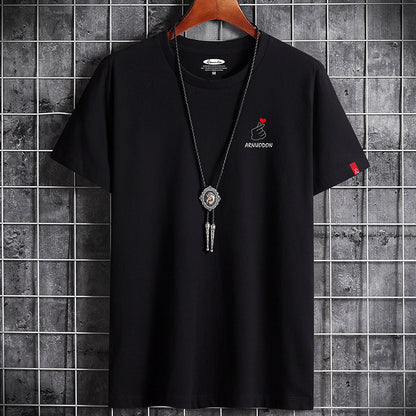 Short Sleeved T Shirt Men's Summer Loose
