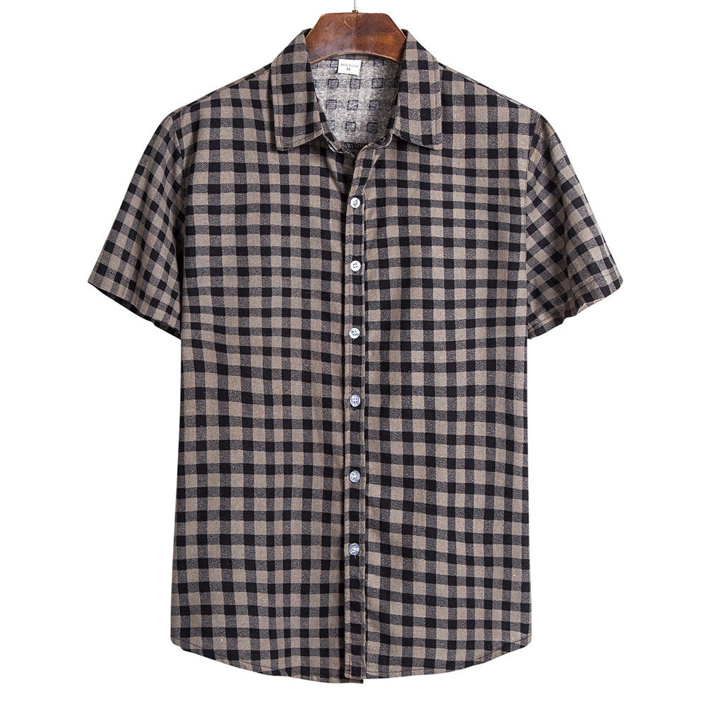 Oversized Men's Short-sleeved Shirt