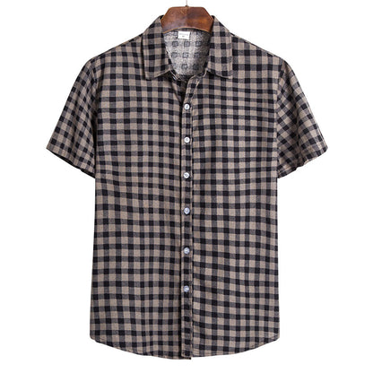 Oversized Men's Short-sleeved Shirt