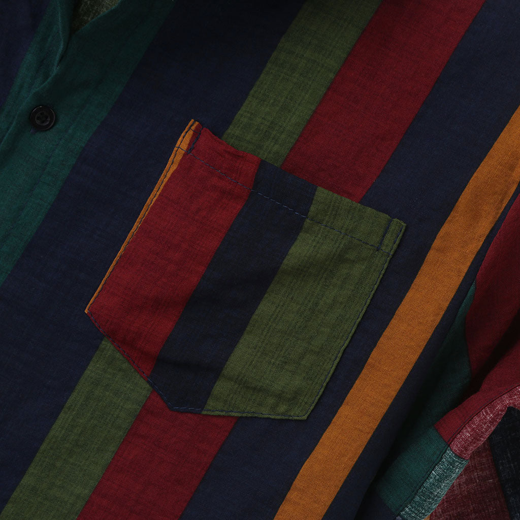 Fashion Model Striped Shirt