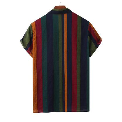 Fashion Model Striped Shirt