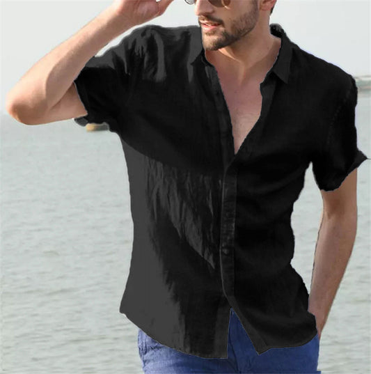 Summer Short-sleeved Casual Men's Shirts