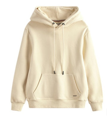 Wixra Winter Oversize Sweatshirts High-End Cotton Heavy Basic Unisex Tracksuit Warm Fleece Set